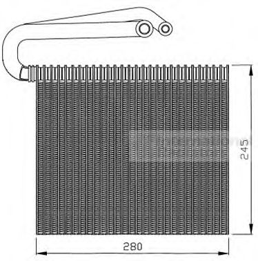 VAN WEZEL 3700v399 -  Испаритель, кондиционер